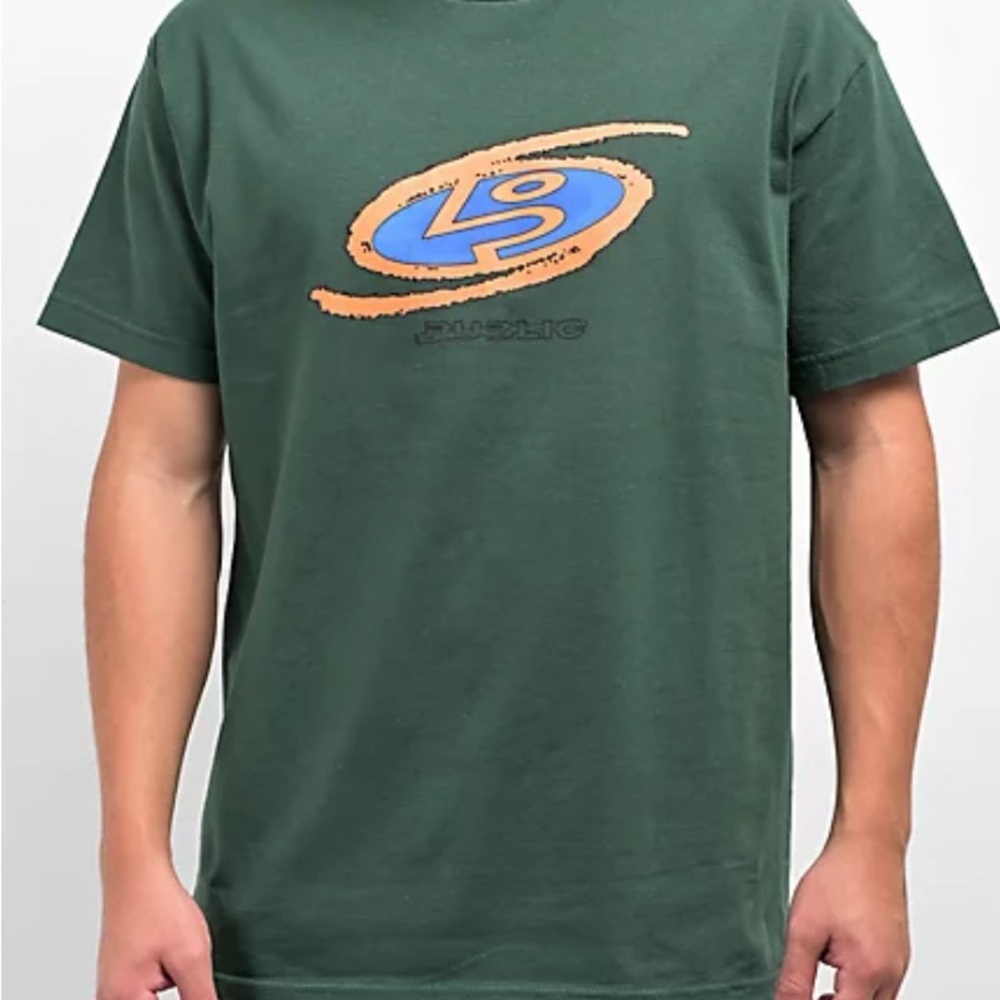 Public Green Graphic T-Shirt